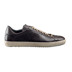 Santoni Dorado W3 Calfskin Sneakers Dark Brown