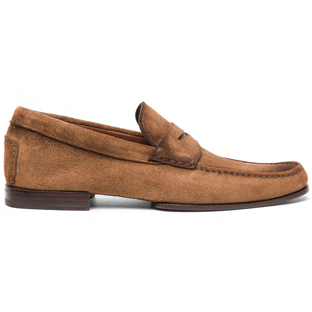 Santoni Dousing RVRM62 Penny Loafers Light Brown