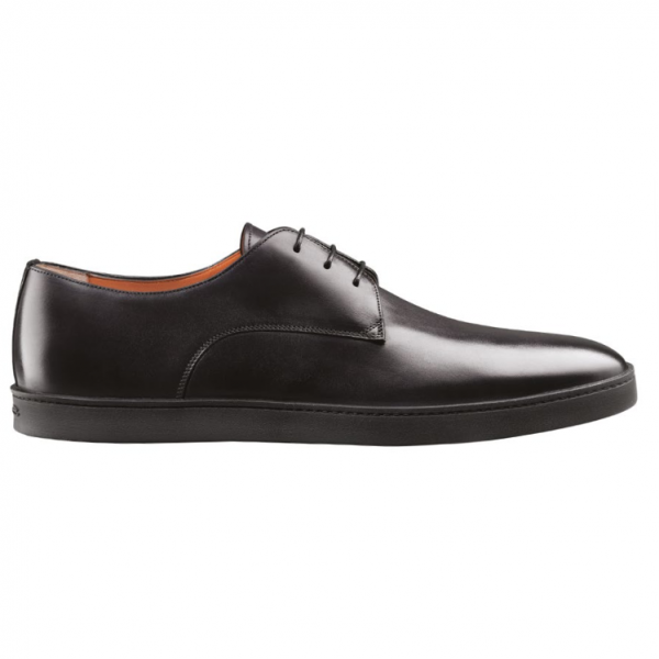 Santoni Doyle 1 Calfskin Sneakers Black
