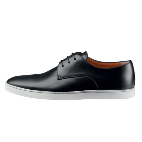 Santoni Doyle W1 Lace Up Shoes Black