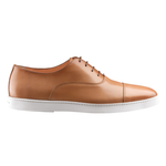 Santoni Durbin N5 Cap Toe Sneakers Tan