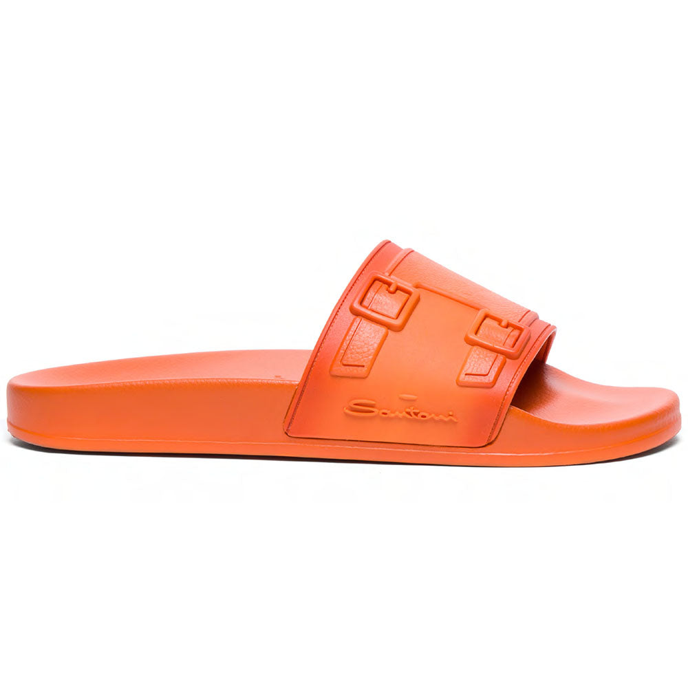 Santoni Edison TPUA36 Rubber Pool Slide Orange