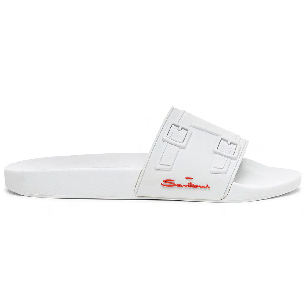 Santoni Edison TPUI50 Rubber Pool Slide White
