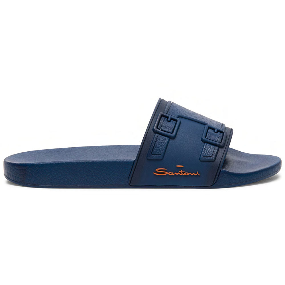 Santoni Edison TPUU59 Rubber Pool Slide Blue