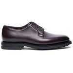 Santoni Ensley Tumbled Calfskin Shoes Burgundy