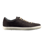 Santoni Escolar S3 Suede Sneakers Dark Brown