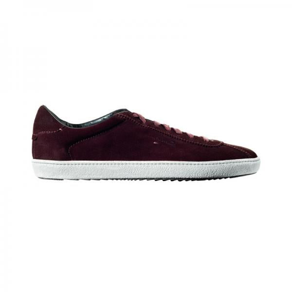 Santoni Escolar S4 Suede Sneakers Burgundy