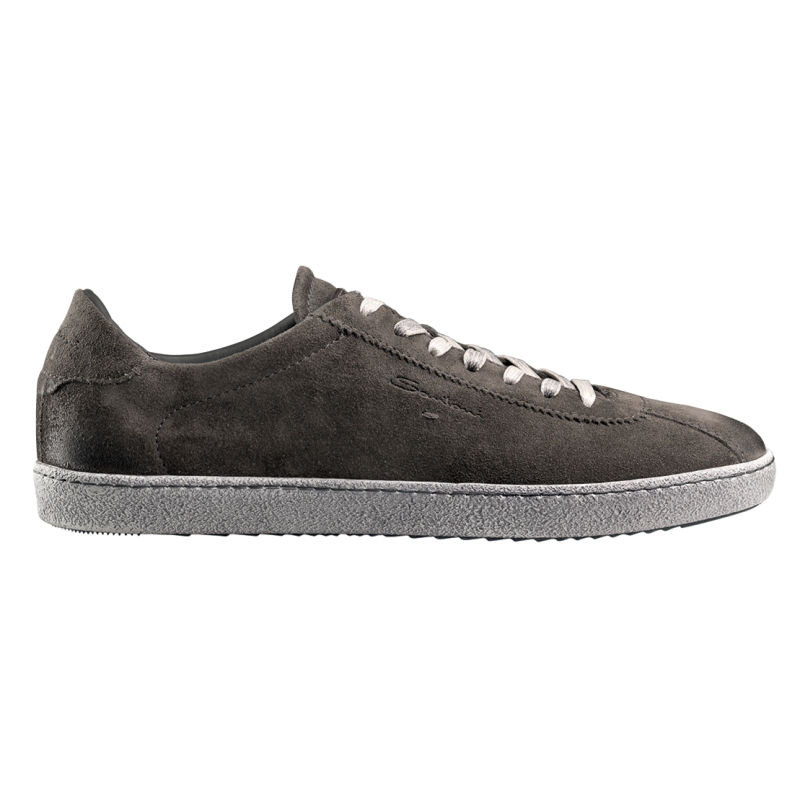 Santoni Escolar Suede Sneakers Grey