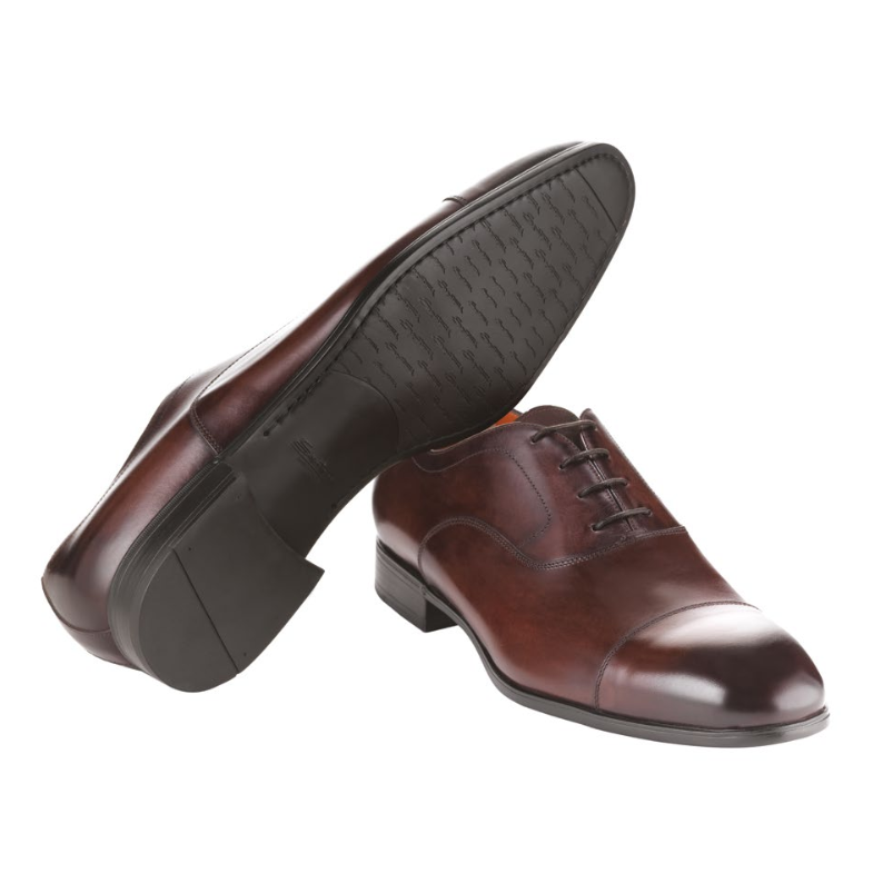 Santoni Ethan Cap Toe Oxfords 