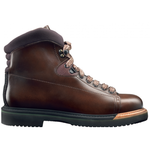 Santoni Everest Calfskin Hiking Boots Dark Brown