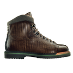 Santoni Everest V2 Hand Antiqued Hiking Boots Brown