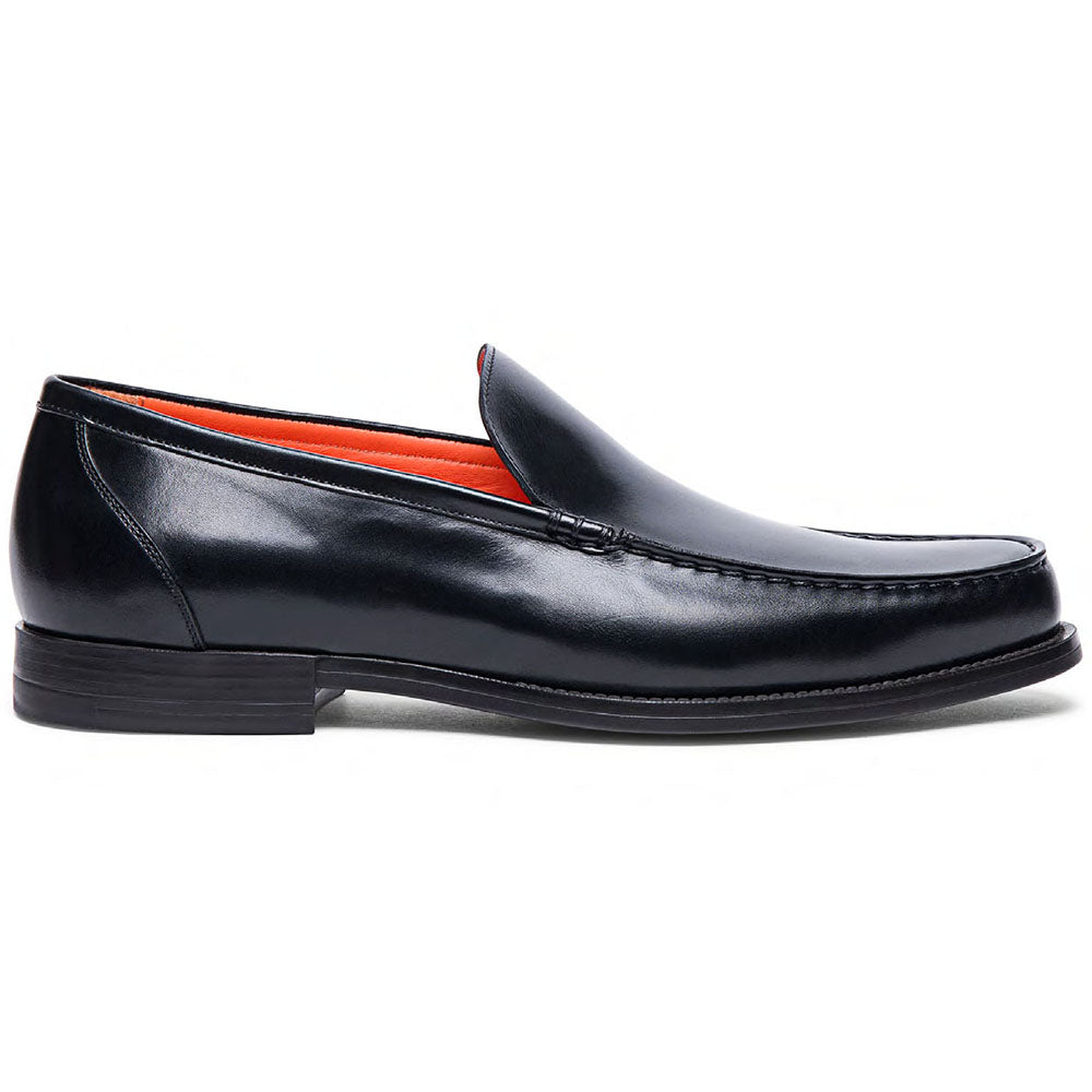 Santoni Faith Calfskin Loafers Black