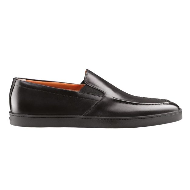 Santoni Farley 1 Casual Loafers Black