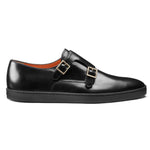 Santoni Fremont V6 Double Monk Sneakers Black