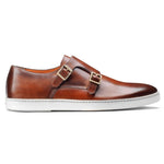 Santoni Fremont 01 Double Monk Sneakers Light Brown