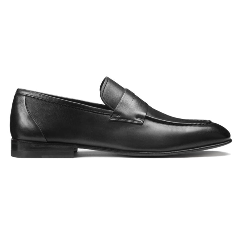 Santoni Gannon 1 Penny Loafers Black