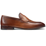 Santoni Gannon 5 Penny Loafer Shoes Brown