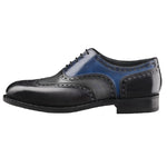 Santoni Garrick T6 Goodyear Wingtip Oxford Blue