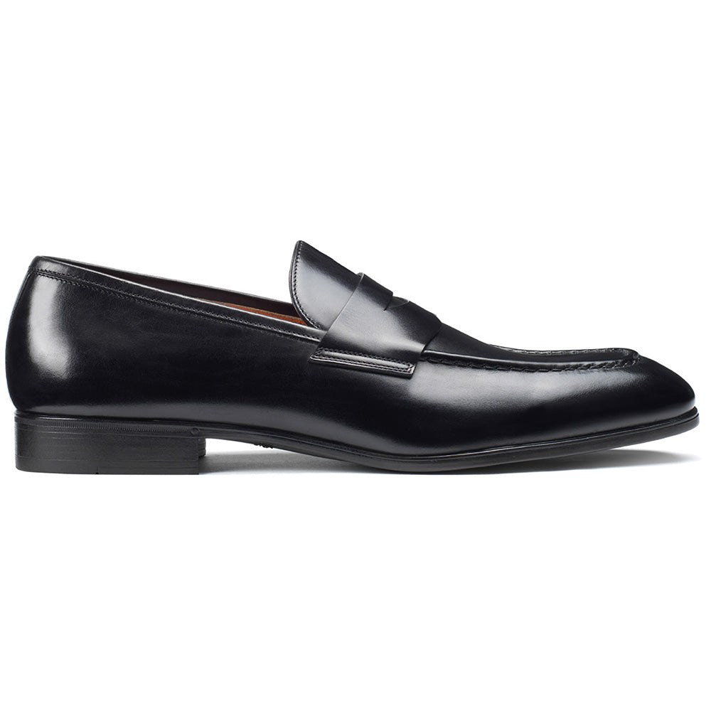 Santoni GAVIN-1 Penny Loafer Black