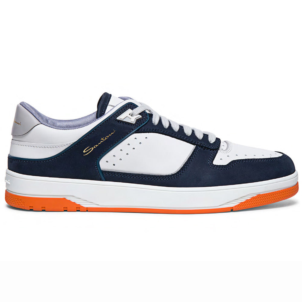 Santoni Goran KOEU61 Low Top Sneakers Blue / White