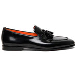 Santoni Grizzly POHN01 Tassel Loafers Black