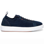 Santoni Gyan SVOU75 Suede Sneakers Blue / White