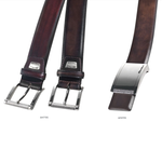 Santoni Hand Antiqued Calfskin Belts