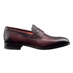 Santoni Hayward S4 Slip On Shoes Burgundy