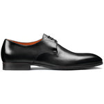 Santoni Induct O1-01 Calfskin Derby Black
