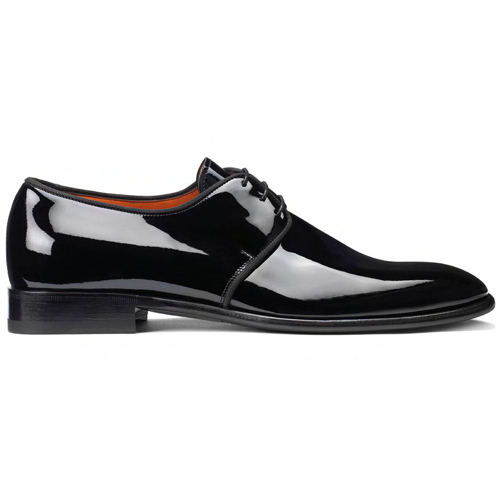 Santoni Isogram V2-01 Patent Derby Black