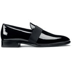 Santoni Patent Leather Loafers Black