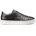 Santoni Jannas DP Calfskin Sneaker Dark Brown