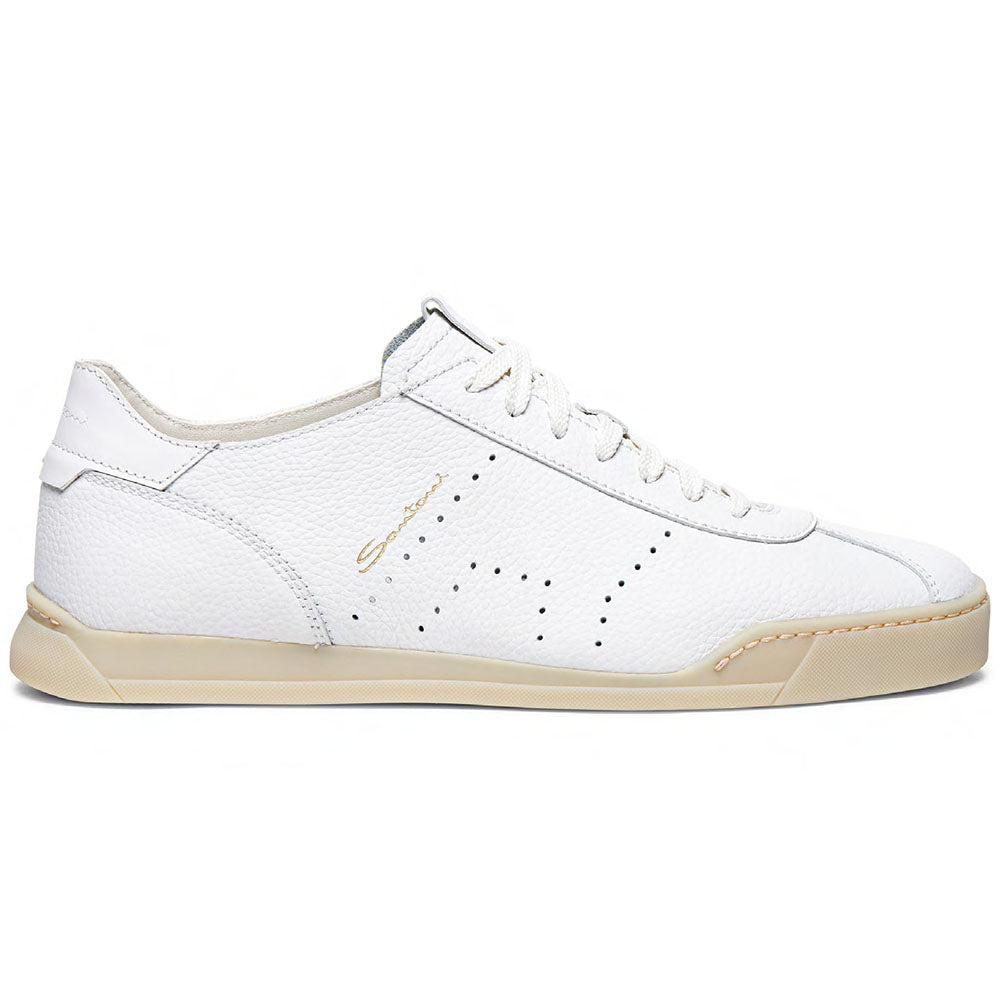 Santoni Kai MMDI48 Calfskin Sneakers White