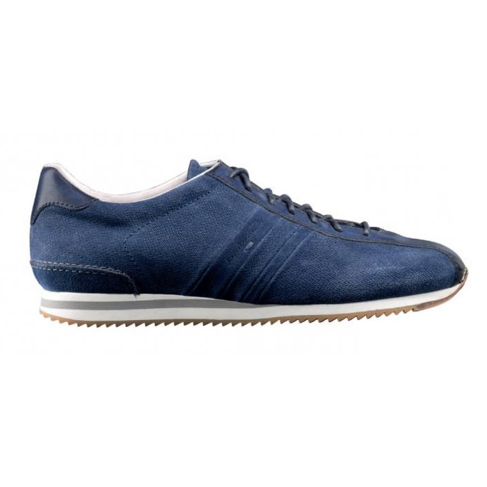 Santoni Koi LS6 Baby Calfskin Sneakers Dark Blue