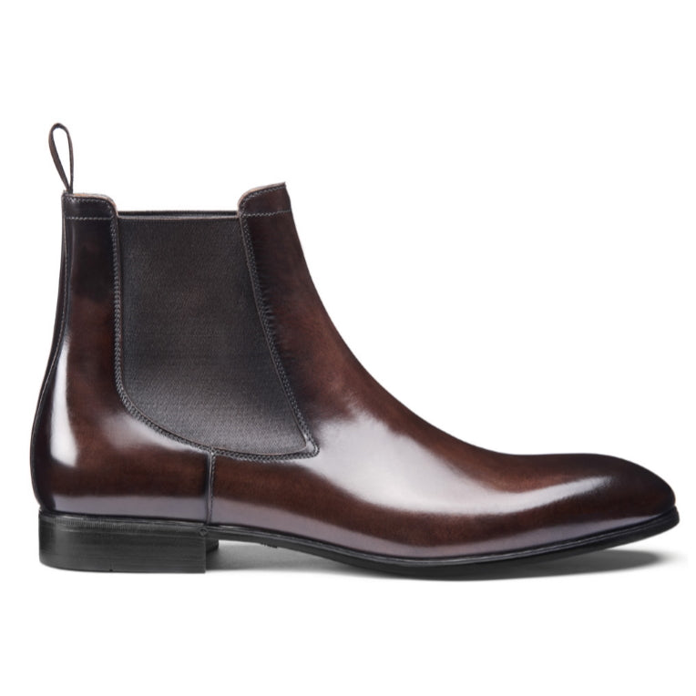 Santoni Luna 01 Chelsea Boots Dark Brown