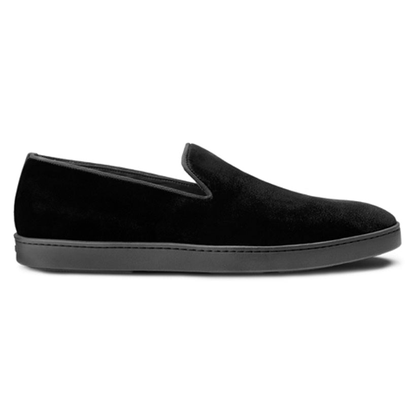 Santoni Slip On Black