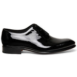 Santoni PADOVA-VERN01 Wholecut Patent Leather Oxford Black