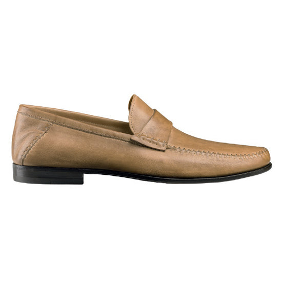 Santoni Paine L5 Slip On Shoes Tan