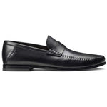 Santoni Penny Loafer Shoes Black