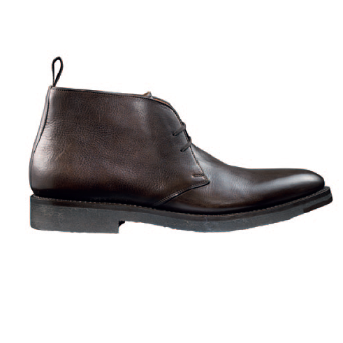 Santoni Que Goodyear Welted Chukka Boot Dark Brown