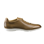 Santoni Tailor B5 Perforated Sneaker Tan