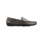 Santoni Tanton PL3 Penny Driving Loafers Brown