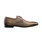 Santoni Trail Plain Toe Blucher Oxfords Taupe