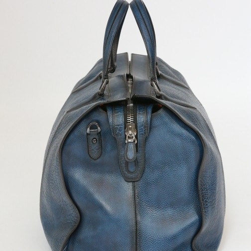 Santoni Travel Bag Cobalt Blue