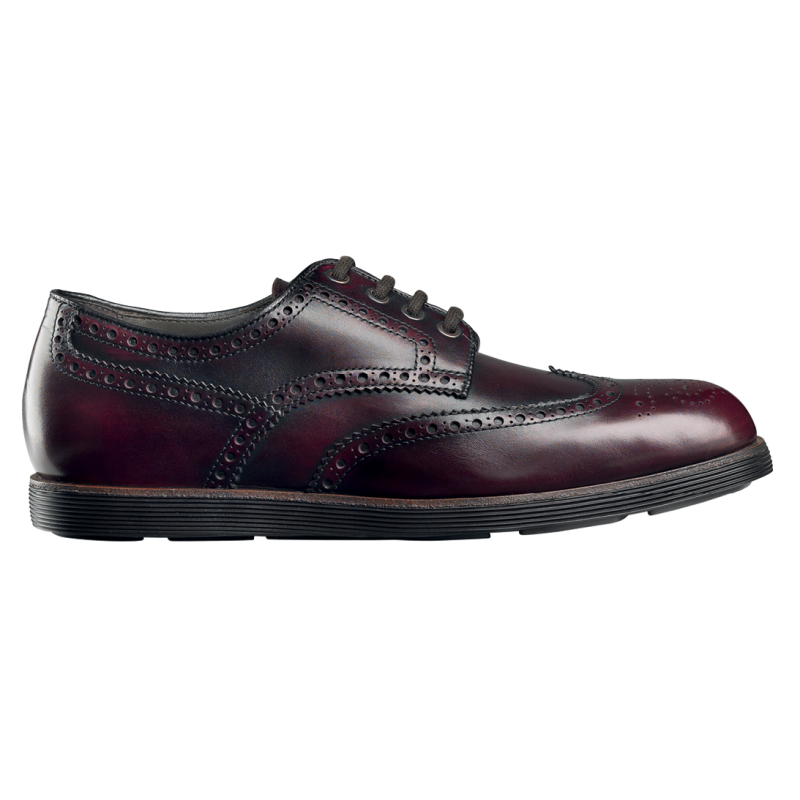 Santoni Truitt 3 Wingtip Sneakers Dark Brown