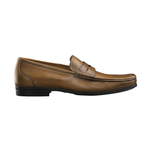 Santoni Tucker Grain Leather Penny Loafers
