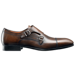 Santoni Monk Strap Shoes Antique Brown
