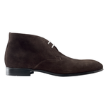 Santoni Urban S3 Suede Chukka Boots Dark Brown