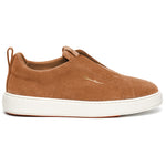 Santoni VICTOR-7-SEYM31 Suede Slip-On Sneaker Brown