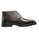Santoni Yukon Hand Antiqued Hiking Boots Brown